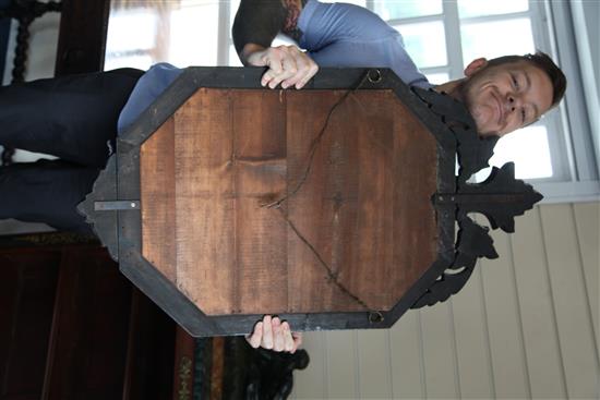 A pair of early 20th century Venetian style wall mirrors, W.1ft 10in. H.3ft 3in.